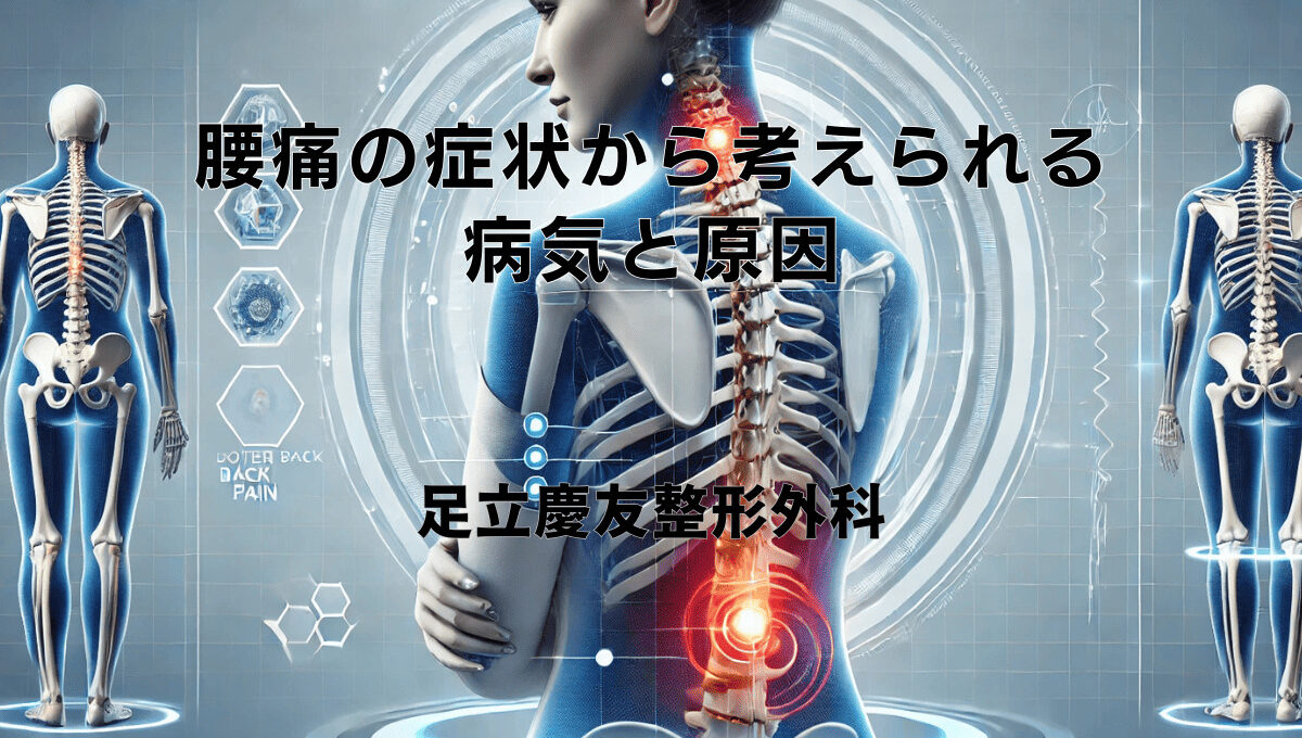 腰痛の症状から考えられる病気と原因