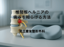 椎間板ヘルニアの痛みを和らげる方法と生活の工夫
