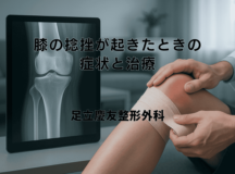膝の捻挫が起きたときの症状と治療 – 専門医の解説