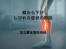 膝から下がしびれる症状の原因｜神経の働きと治療