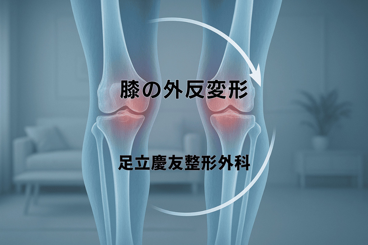 膝の外反変形｜原因から治療法まで - 足立慶友整形外科
