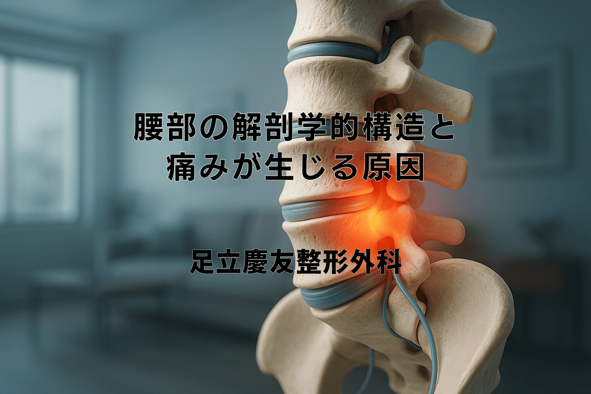 腰部の解剖学的構造と痛みが生じる原因｜病態の理解 - 足立慶友整形外科