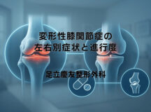 変形性膝関節症の左右別症状と進行度 – 治療の選択肢