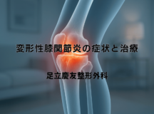 変形性膝関節炎の症状と治療｜専門医の見解