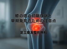 膝の癌の初期症状と早期発見のための注意点