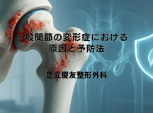 股関節の変形症における原因と予防法