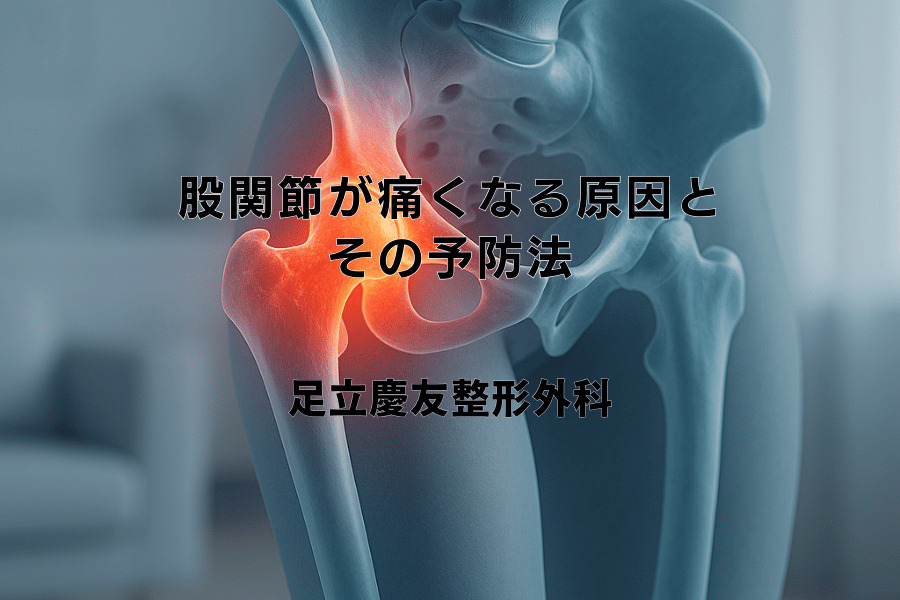股関節が痛くなる原因とその予防法 - 足立慶友整形外科
