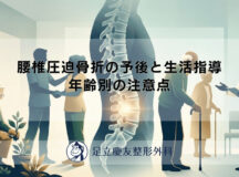 腰椎圧迫骨折の予後と生活指導 – 年齢別の注意点