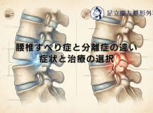 腰椎すべり症と分離症の違い｜症状と治療の選択