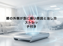 膝の外側が急に痛い原因と治し方｜ストレッチ付き