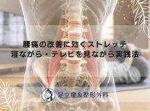 腰痛の改善に効くストレッチ|寝ながら・テレビを見ながら実践法